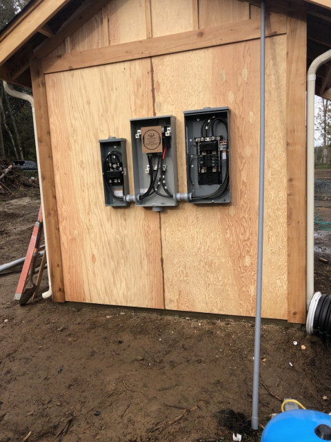 Power for Custom Home and Well House